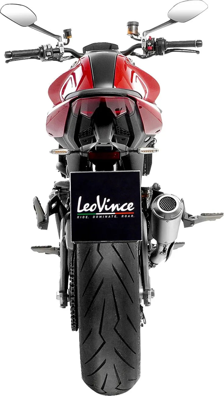 Leovince Lv-10 Tłumik Slip-on - Homologacja Drogowa ECE