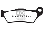Klocki Hamulcowe Ebc Sfac Carbon Scooter - Zwiększona Trwałość