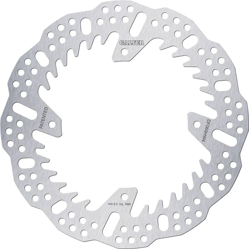 Galfer Shark Fixed Brake Rotor - 240mm Stainless Steel - Rear