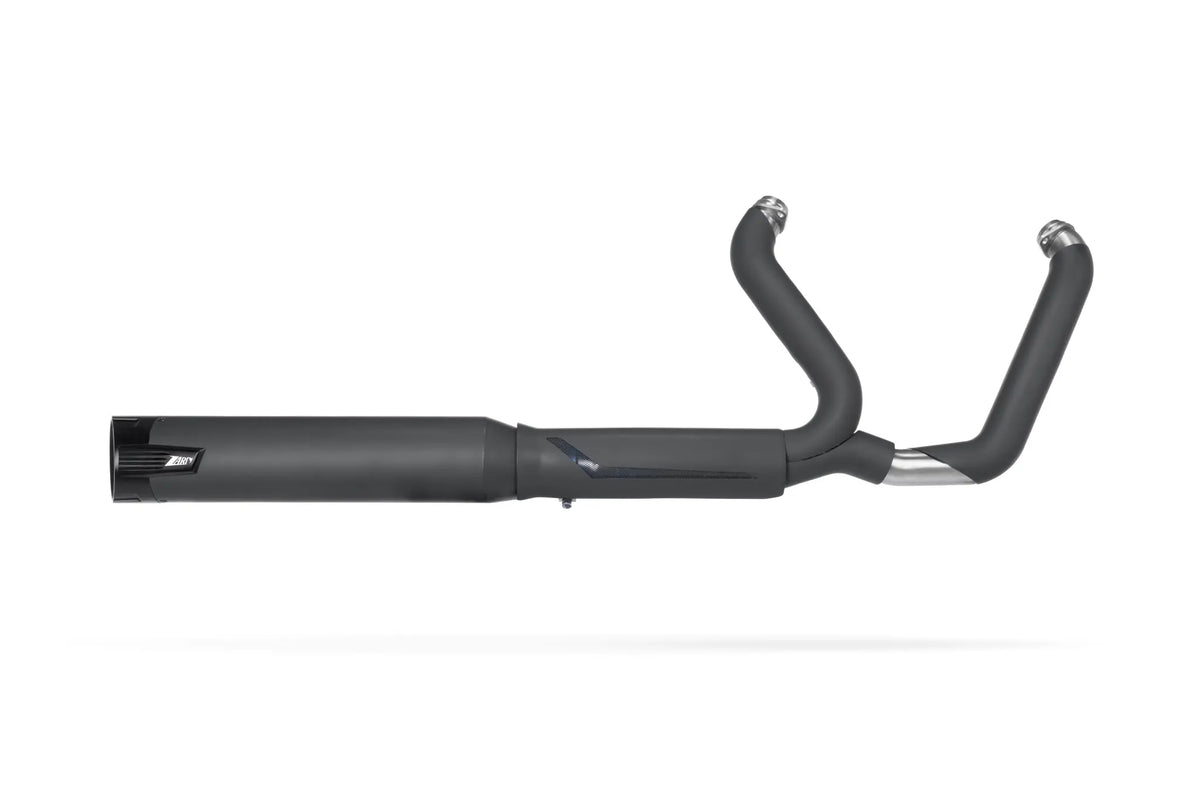 Zard 2:1 Racing Full Exhaust System Black for Harley-Davidson