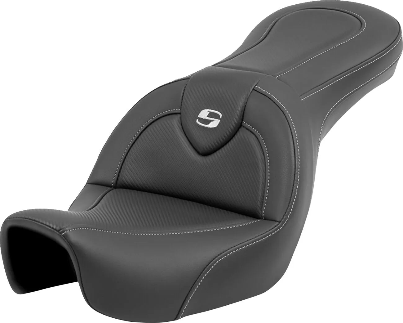 Saddlemen Roadsofa Carbon Fiber Seat - For Harley Davidson