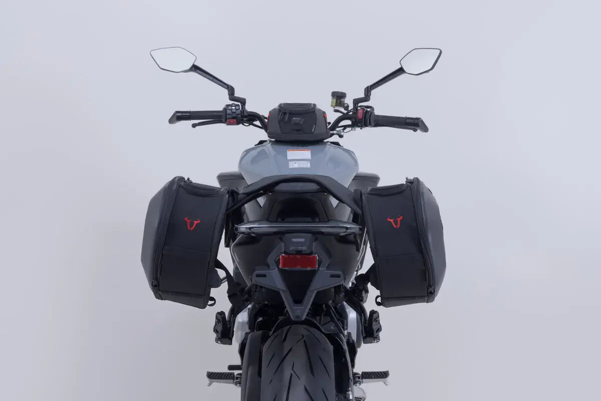 Sw-Motech PRO BLAZE H Saddlebag Set Black High Exhaust