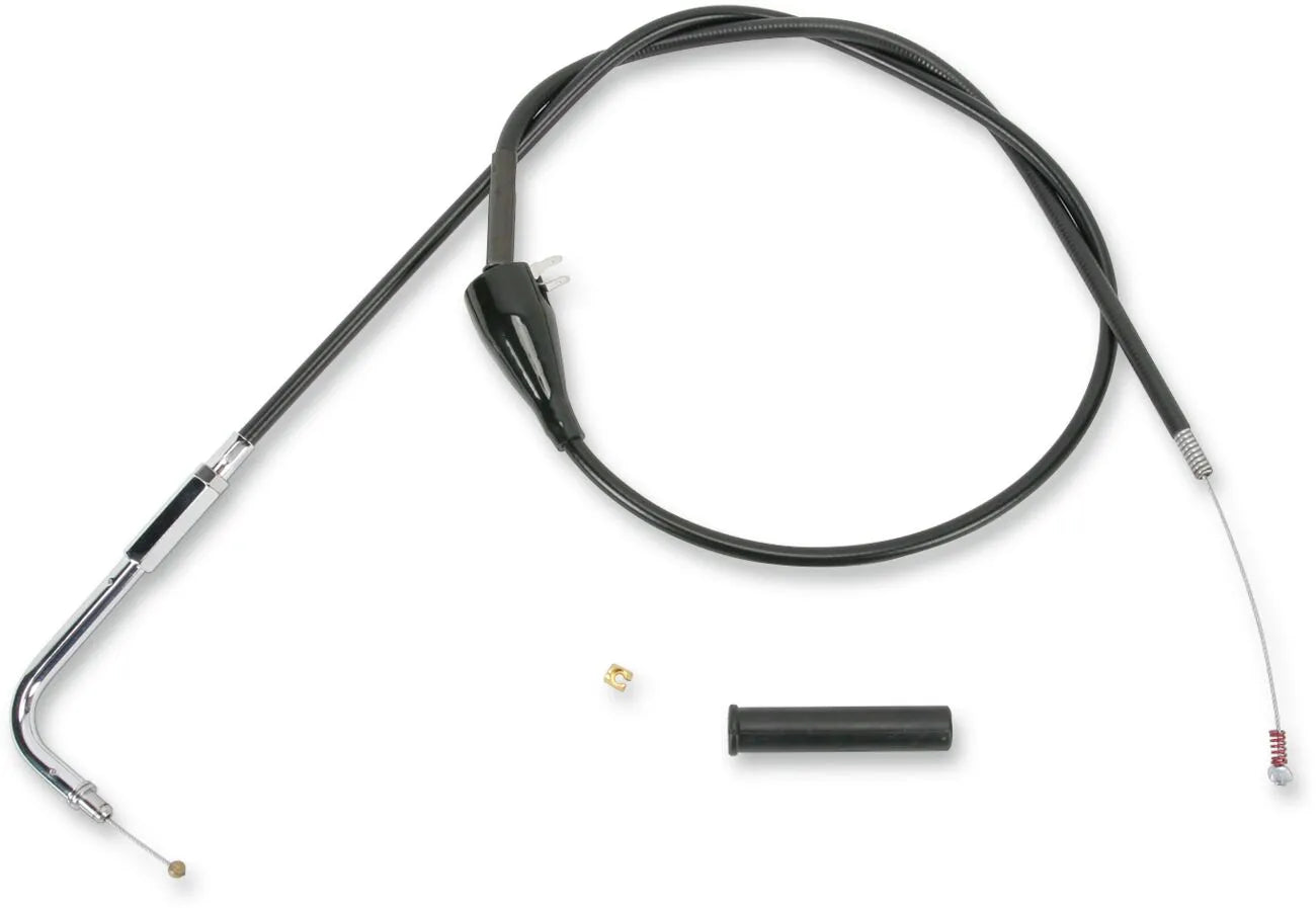 Drag Specialties Black Vinyl Idle Cable