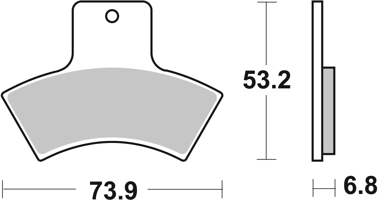 Sbs Ats All-terrain Sintered Brake Pads - Rear