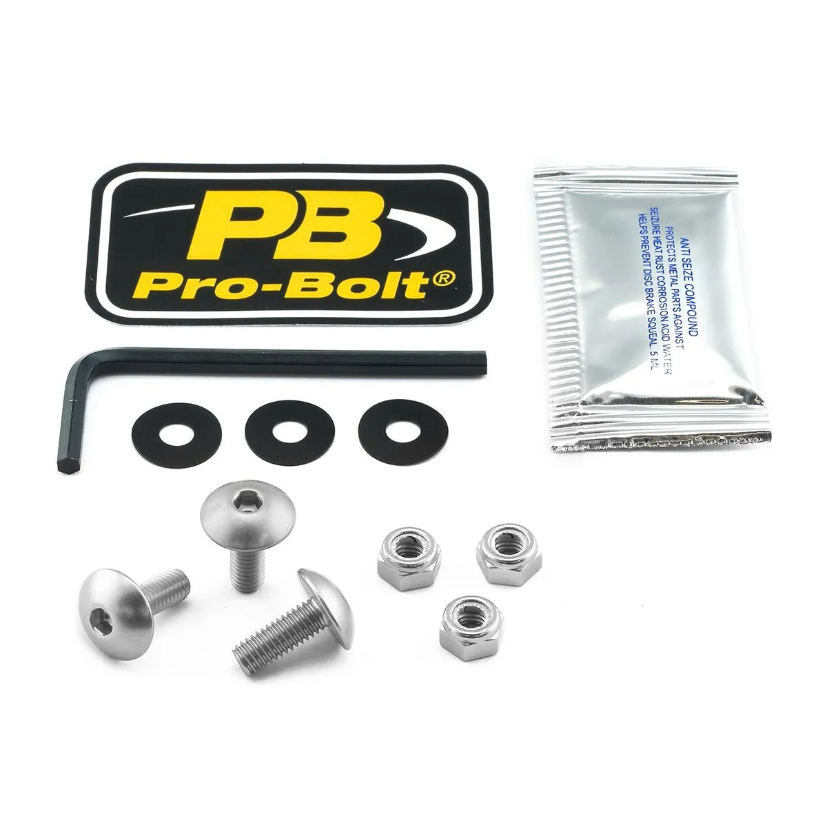 Pro Bolt Aluminium Screen Bolt Kit