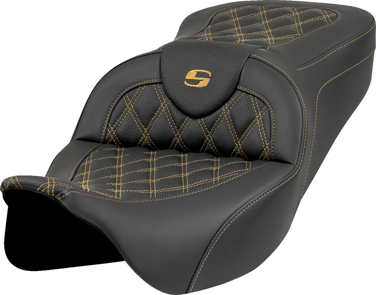 Saddlemen Roadsofa Seat - Enhanced Comfort - For Harley Davidson