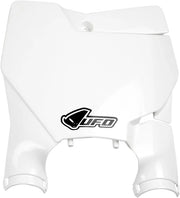 Ufo Stadium Number Plate With Fork Guards White