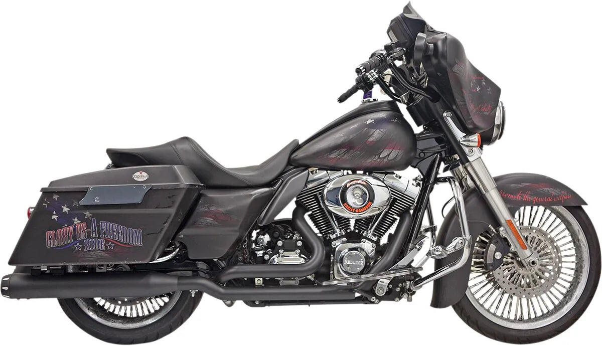 Bassani Xhaust True-dual Down Under System Czarny