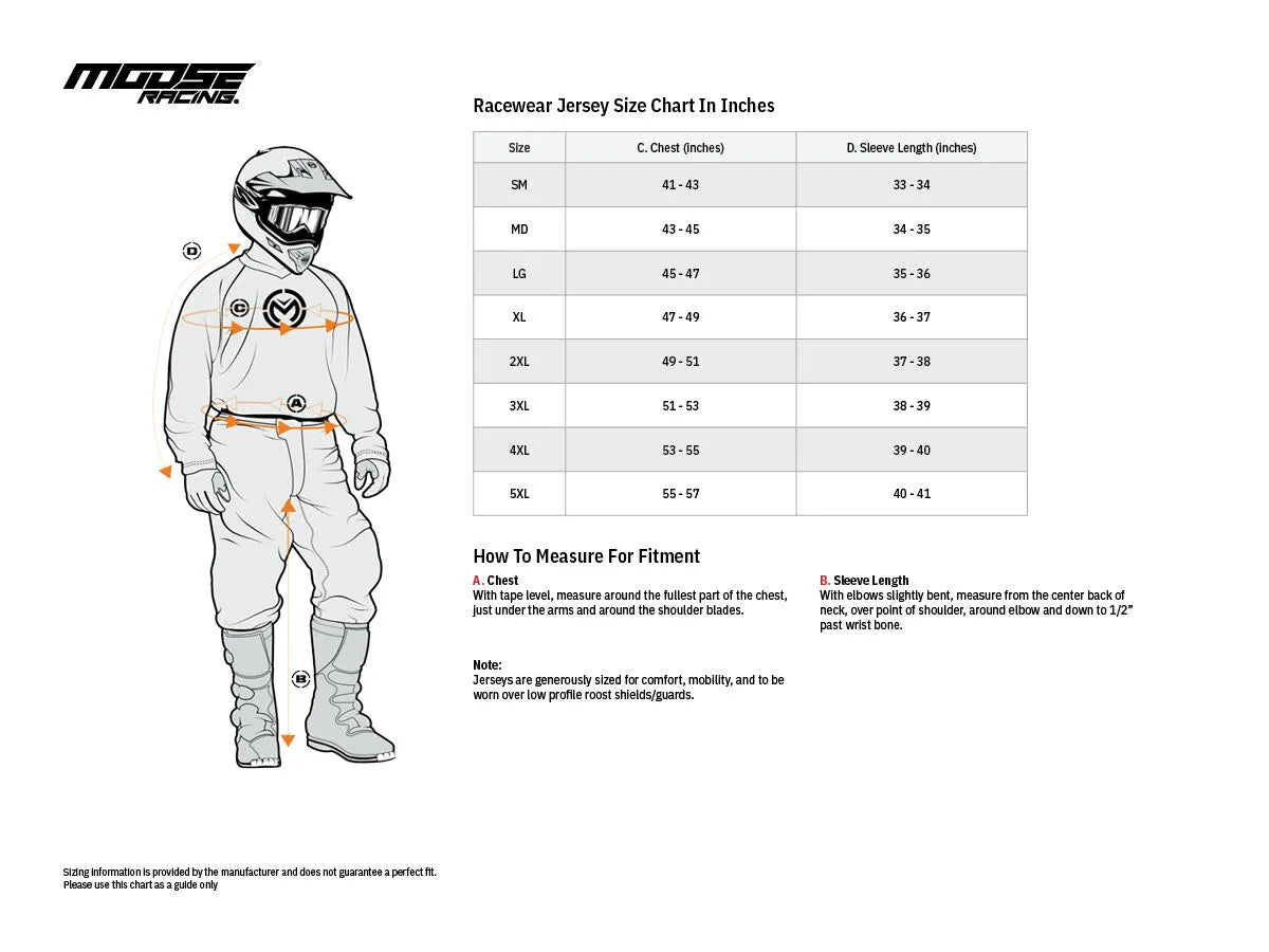 Moose Offroad Sahara Jersey Blue Orange