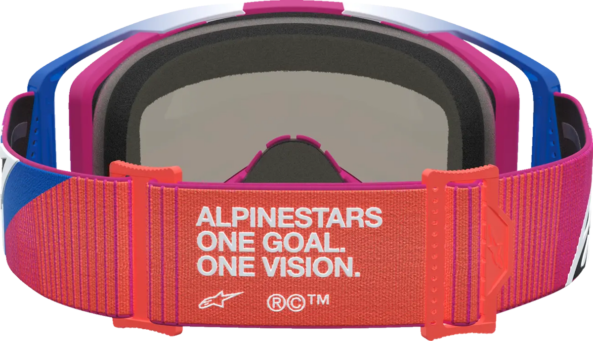 Alpinestars Vision 8 Maven Goggle Fire Red Black Mirror-Red