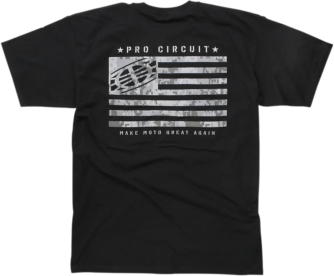 Pro Circuit Flag T-Shirt Black