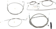 LA CHOPPERS Standard Stainless Braided Cable Kit for Ape Hangers