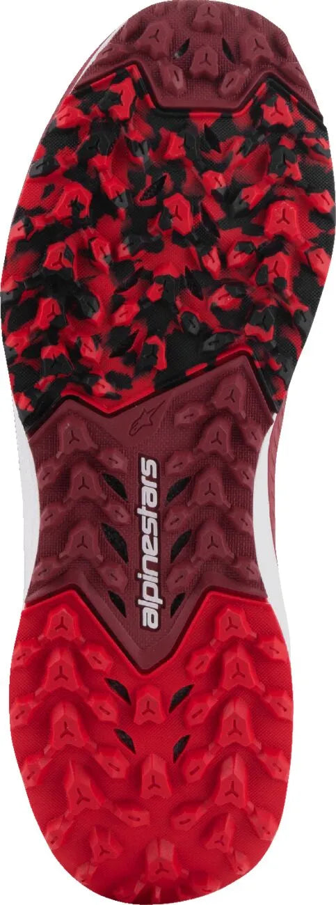 Alpinestars Meta XR V2 Shoes Brown Dark Red White