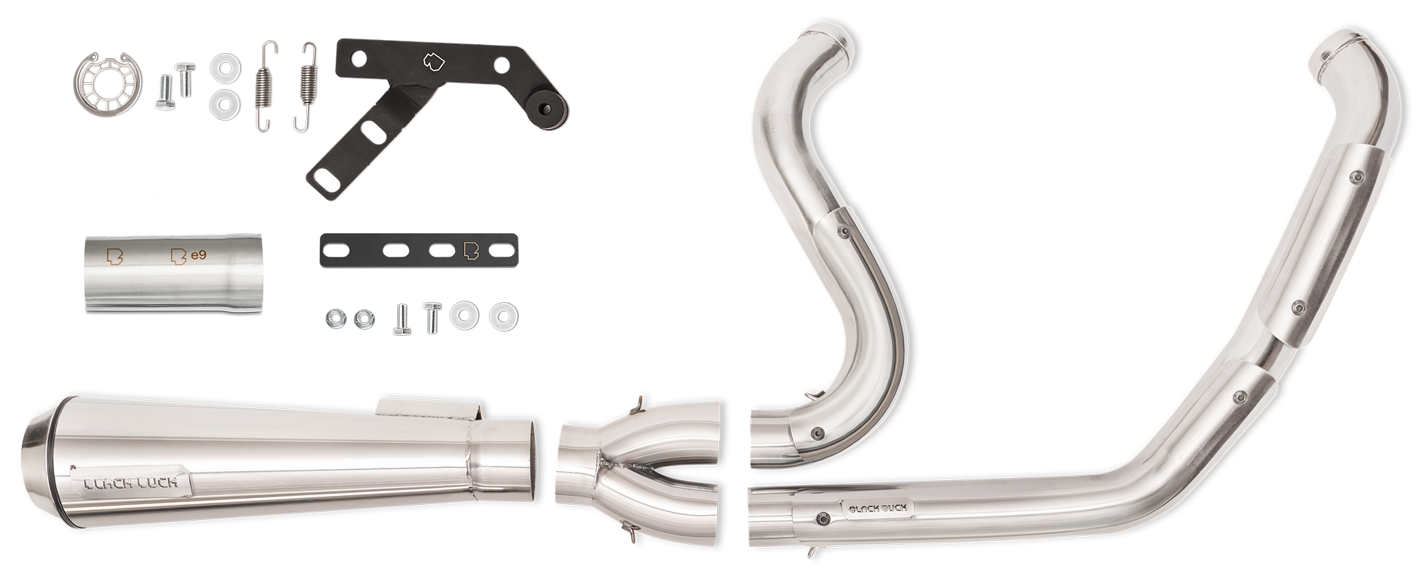 Black Duck 2-INTO-1 for Milwaukee Eight Softail – Exhaust