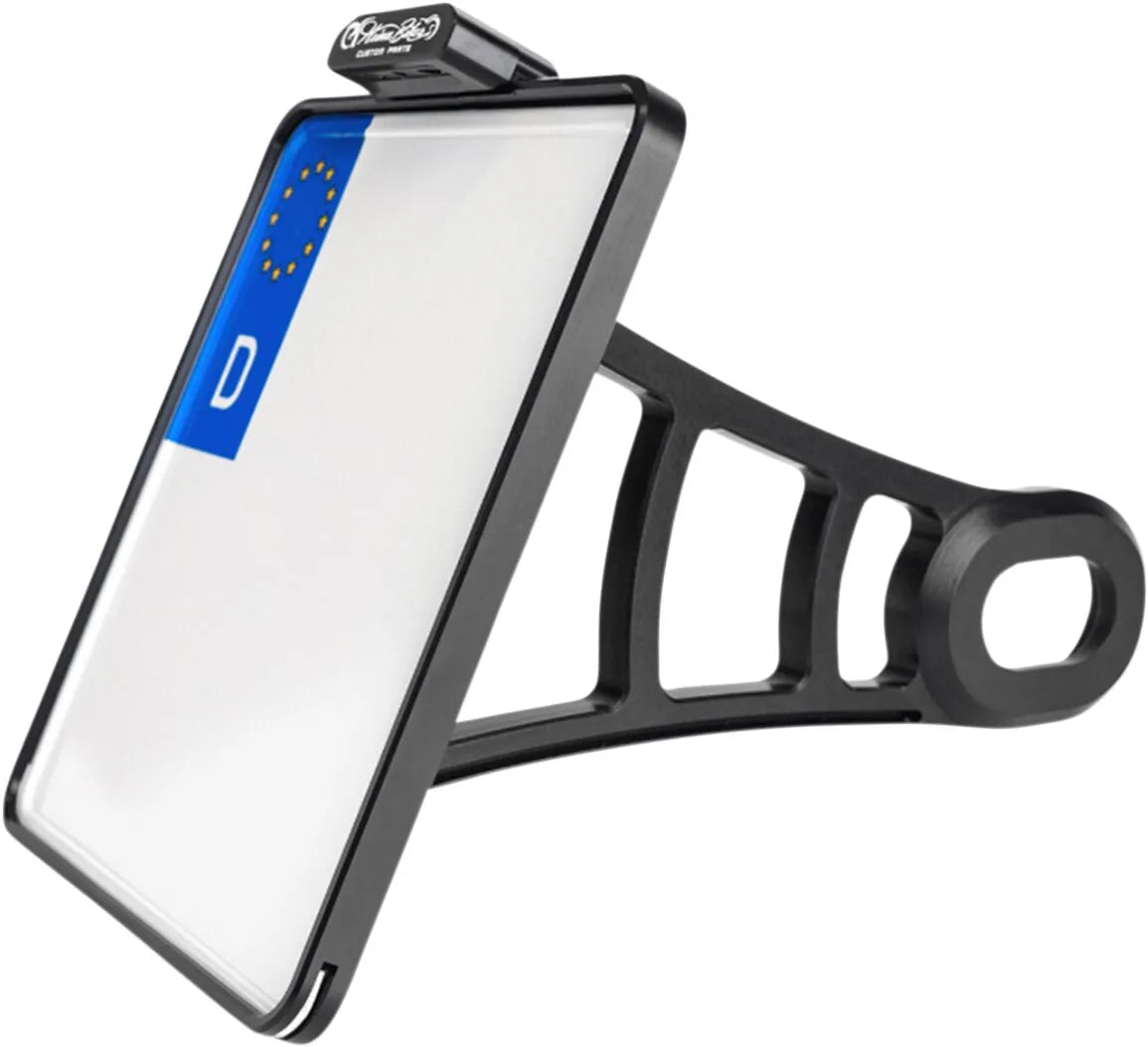 Heinz Bikes Side Mount License Plate Holder - Black - HBSKZ-FX