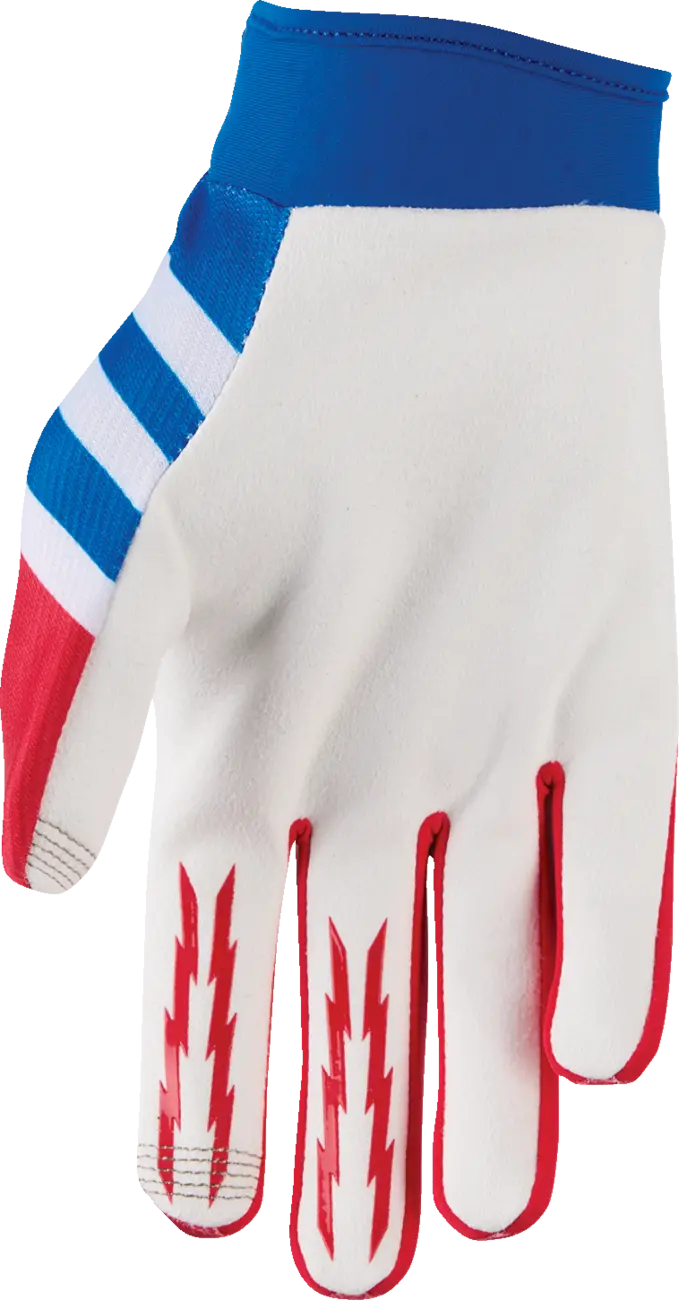 Thor Youth Launchmode Shockie Gloves Red Blue