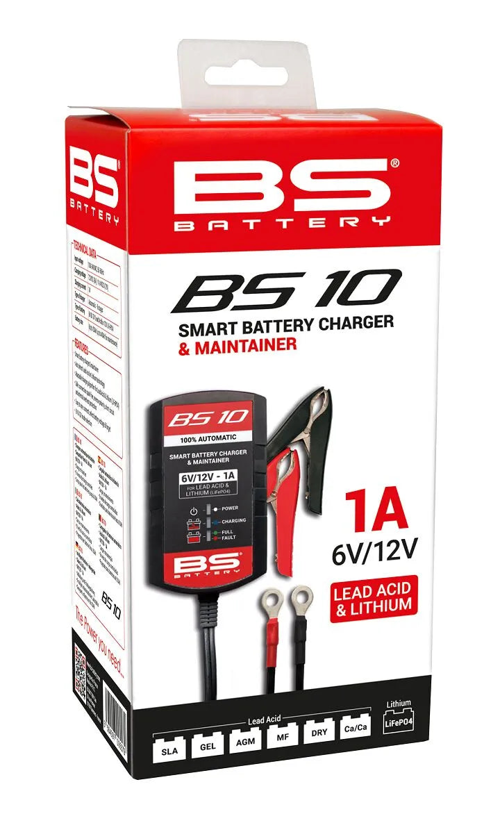 Bs Battery BS10 Battery Charger 6V/12V 1A UK Plug