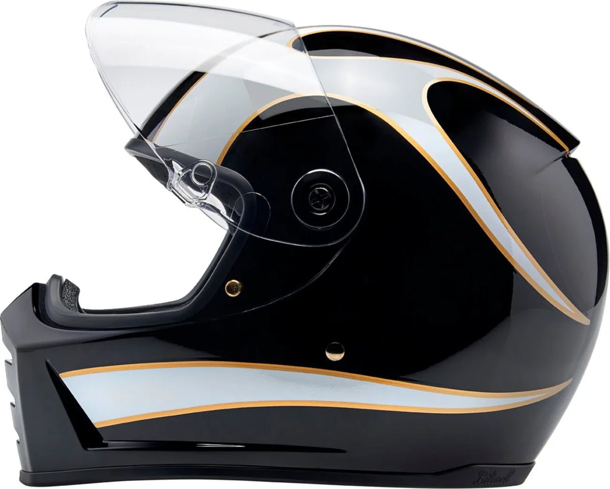 Biltwell Lane Splitter Helmet Gloss / Flames