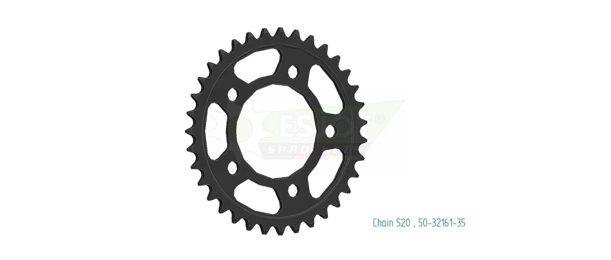 Esjot 520 Steel Rear Sprocket