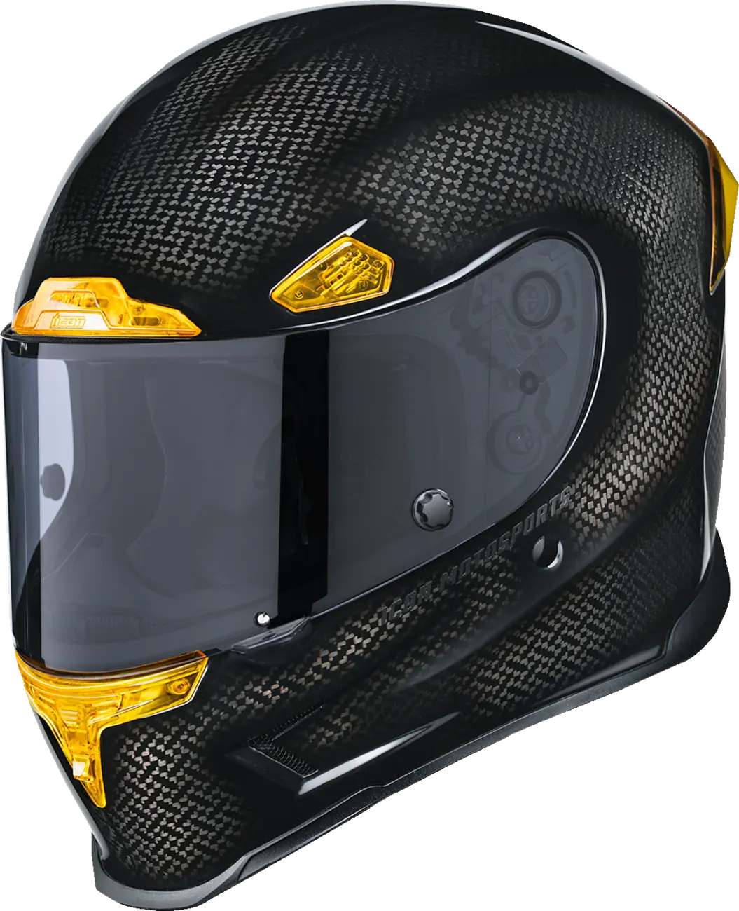 Icon Airframe Pro Carbon 4Tress Helmet Yellow