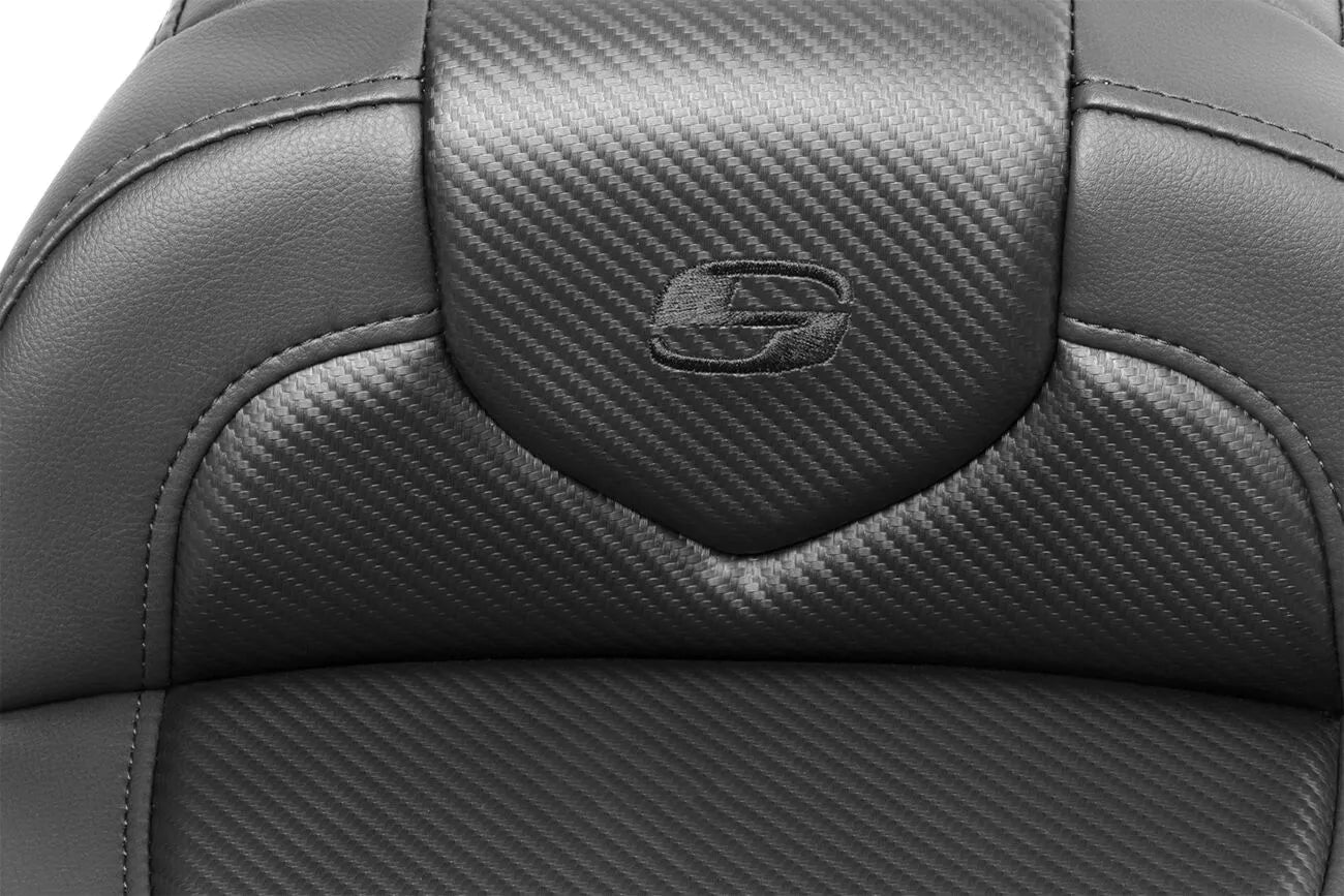 Saddlemen Roadsofa Carbon Fiber Seat - For Harley Davidson