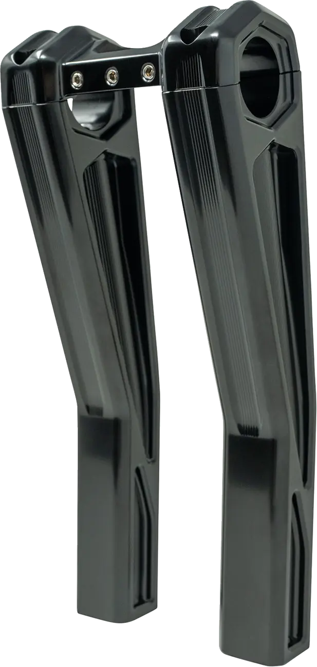 Kodlin USA Ascent Pro Risers 10" Gloss Black w/ Top Clamp
