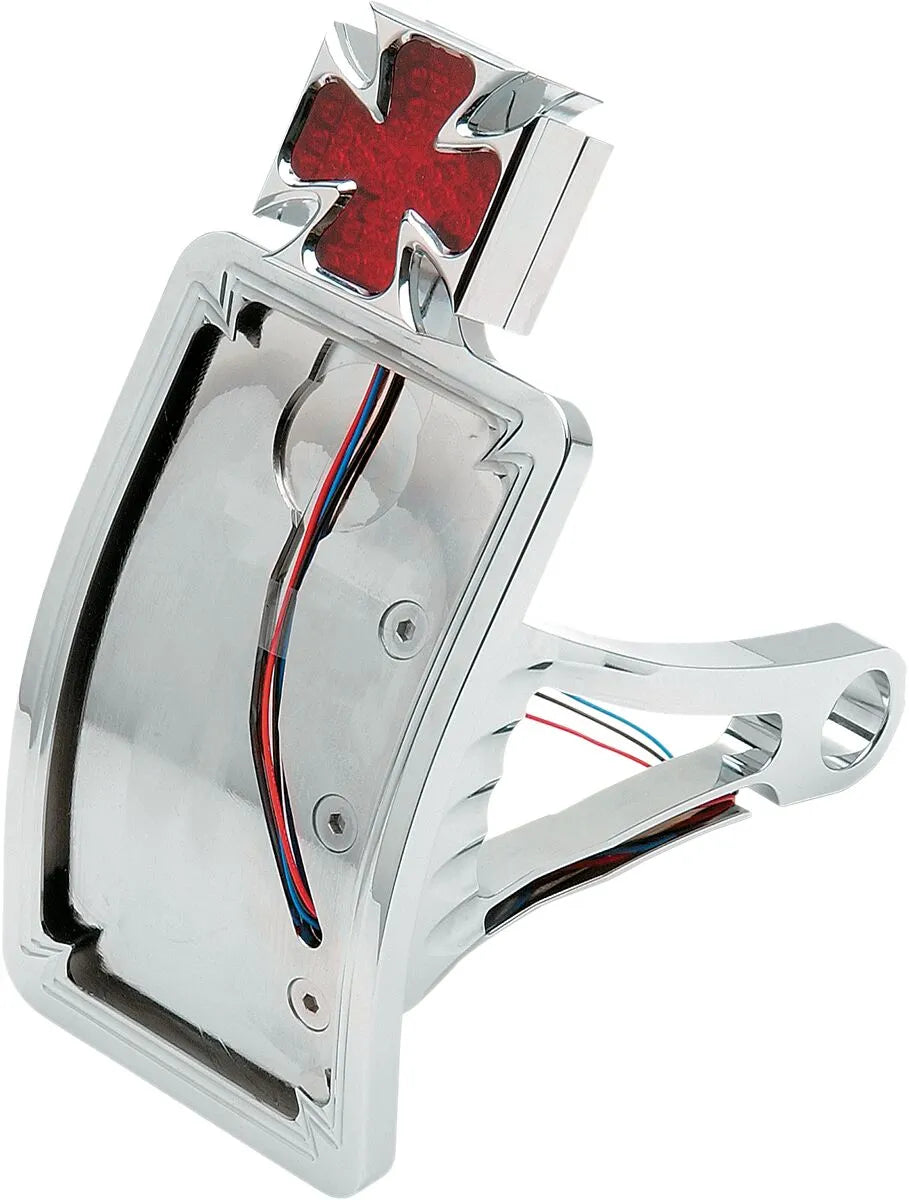 Drag Specialties Side Mount Maltese Cross Led Taillight