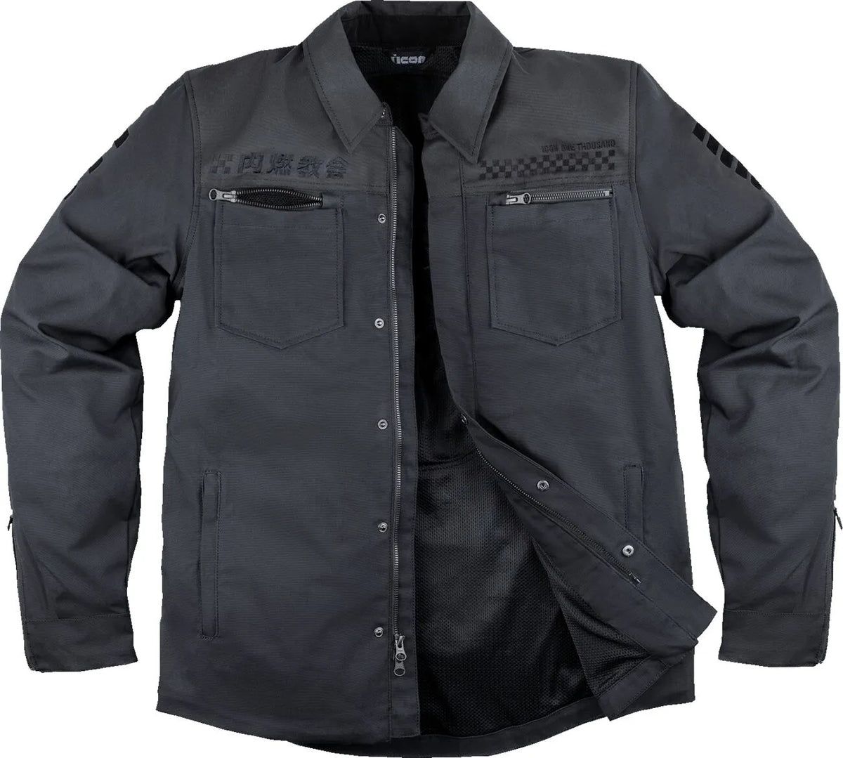 Icon Upstate National Canvas Jacket Black