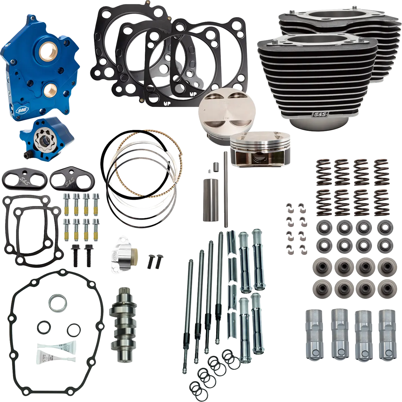 S&S Cycle 124 Big Bore Power Package Engine Kit