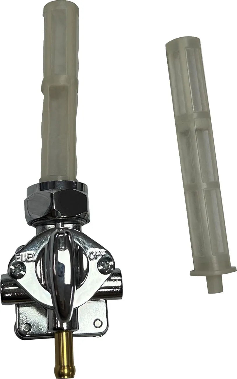 Vacuum Petcock Downward Outlet Chrome for Harley Sportster 02-06
