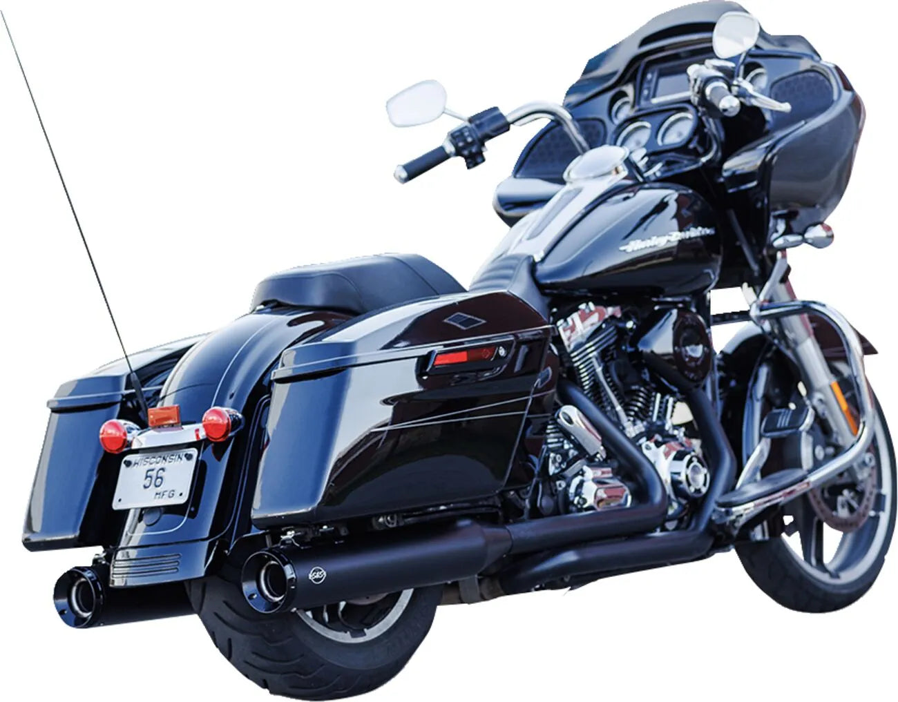 Tłumiki Nakładane S&S Cycle Gnx - Agresywne Brzmienie