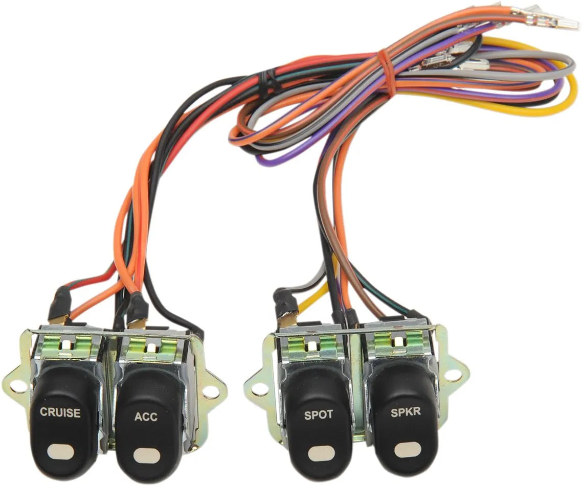 Drag Specialties Inner Fairing Cap Switch Kit