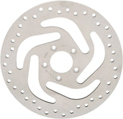 Drag Specialties Stainless Steel Drilled Brake Rotor 300mm - Front