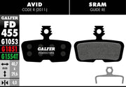 Galfer G1053 Standard Brake Pads for SRAM Guide RE Avid Code