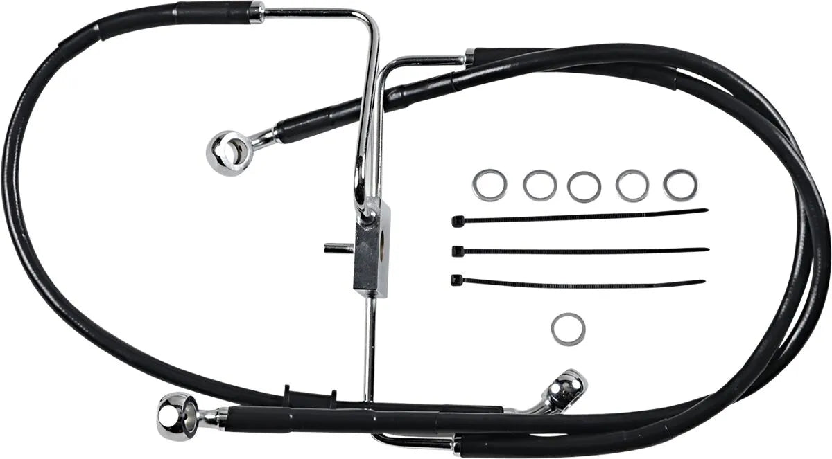Drag Specialties Przedłużony Przewód Hamulcowy 31" Stal Nierdzewna Przód