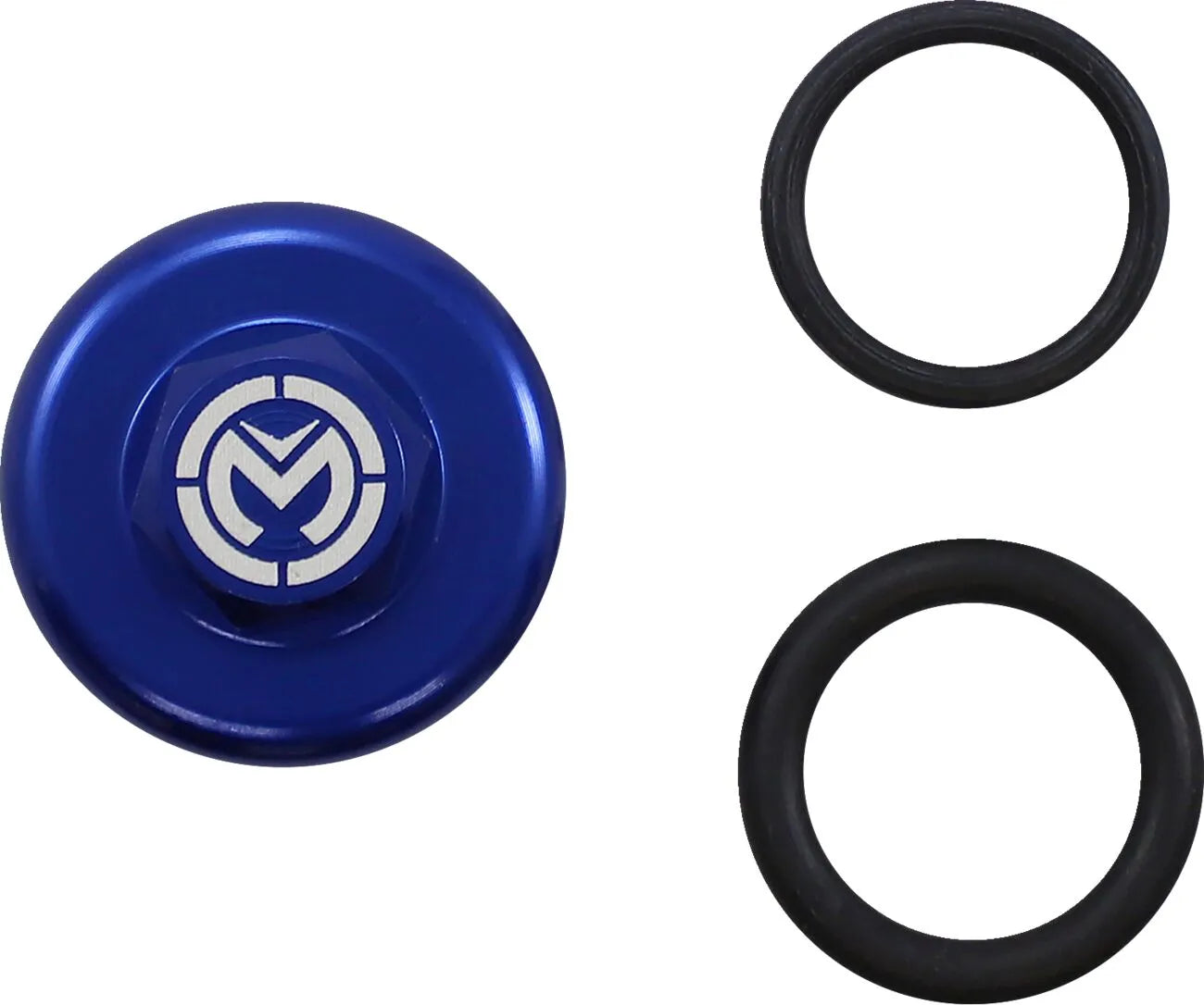 Moose Offroad Blue Anodized Billet Aluminum Oil Cap