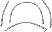 Drag Specialties Stainless Steel Braided Oil Line Kit