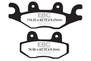 Ebc Sfa Seria Organiczne Skuterowe Klocki Hamulcowe