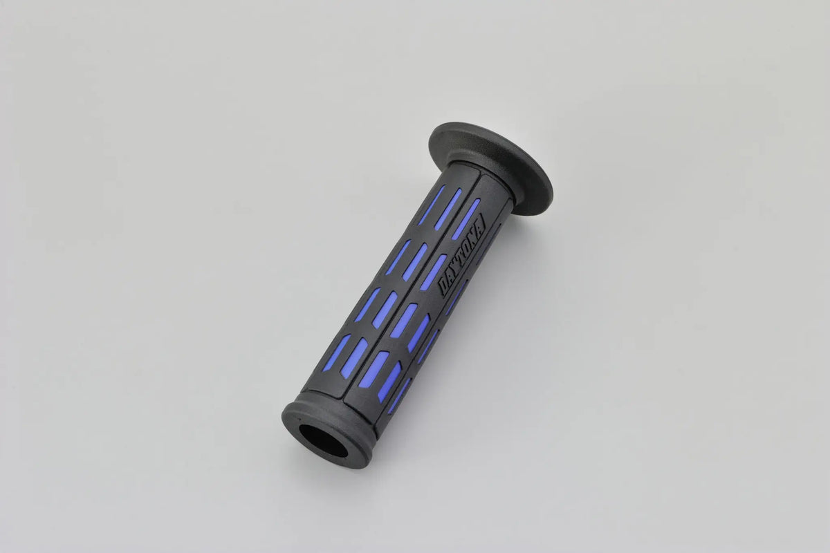 Daytona Grippy Grip GGD-Tapered-SP Grips - 7/8" - Black/Blue - 25164