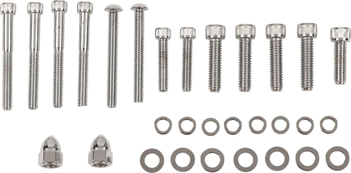 Drag Specialties Knurled Transmission End Set for H-D Softail