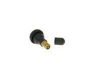 101 OCTANE TR412 Short Straight Tubeless Tire Valve Black