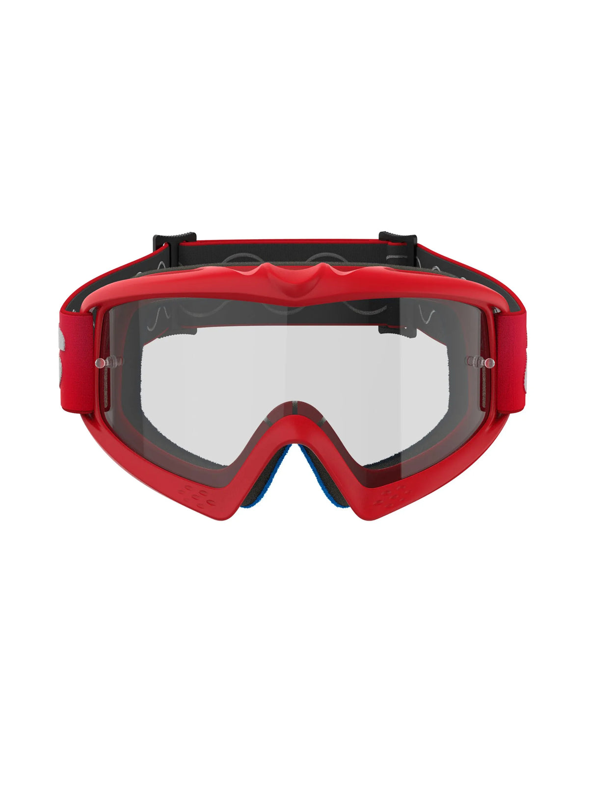 Alpinestars Youth Vision Blaze Goggle Red Clear