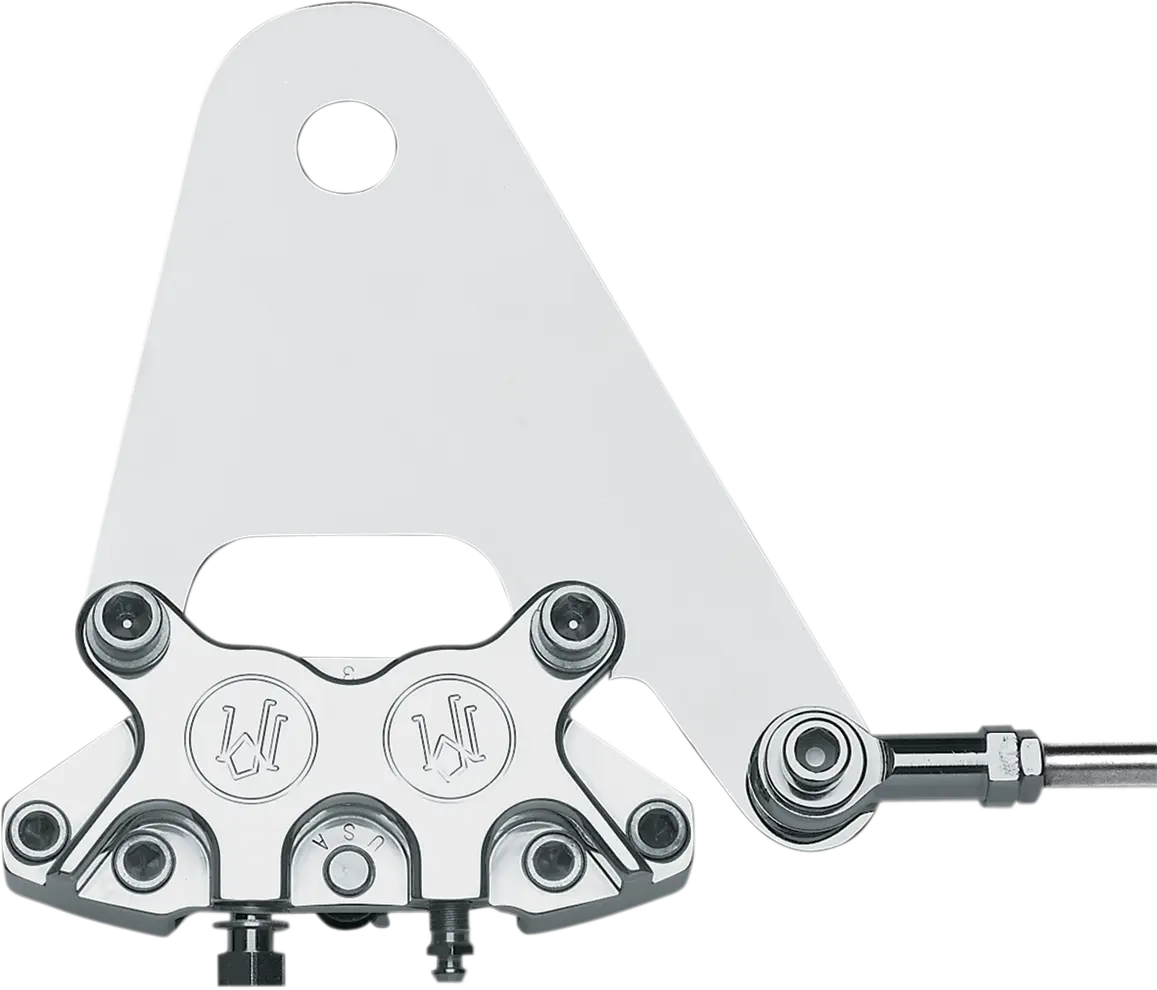 Zestaw tylnego zacisku hamulcowego Performance Machine Chrom 11.5" Rotor