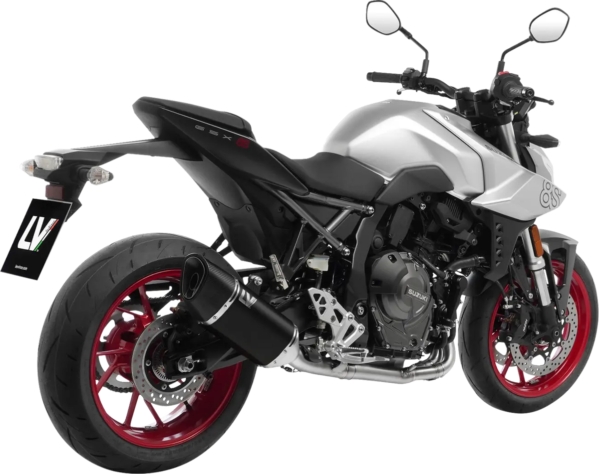Leovince LV-14 R 2-into-1 Black Exhaust for Suzuki GSX-8R/S