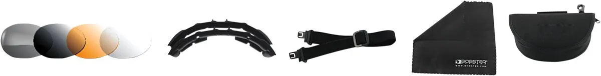 Bobster Road Hog II Convertible Sunglasses Black