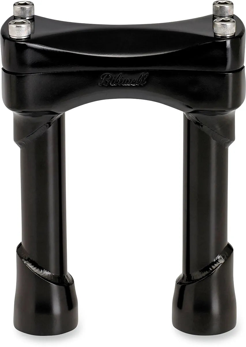 Biltwell Murdock Handlebar Risers - 6" - Black - 1" Bar