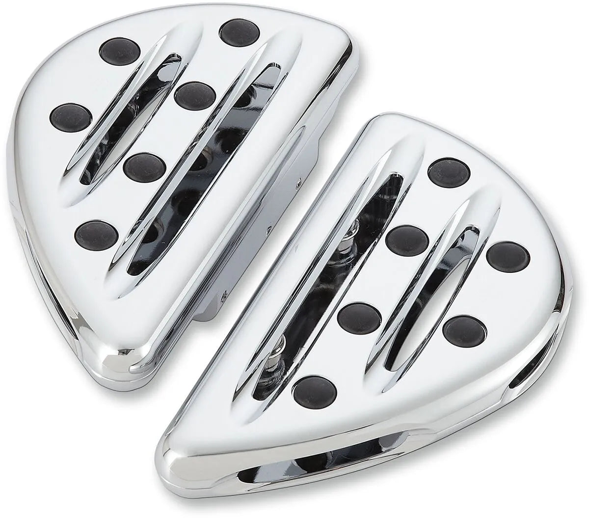 Arlen Ness Deep Cut Floorboards - Chrome