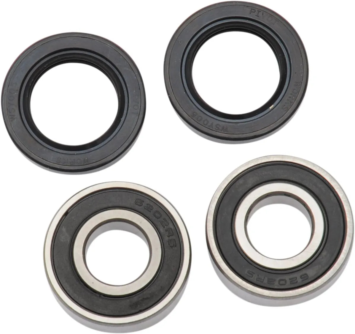 PIVOT WORKS Wheel Bearing and Seal Kit for Front