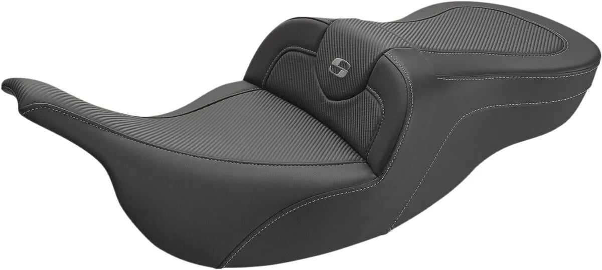 Saddlemen Roadsofa Carbon Fiber Seat - For Harley Davidson