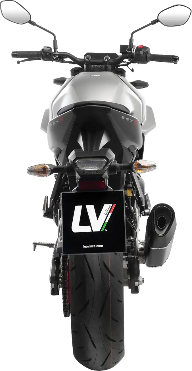 Leovince LV-14 R 2-into-1 Black Exhaust for Suzuki GSX-8R/S